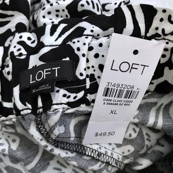 LOFT NWT Pull On Shorts Women XL - Picture 5 of 6